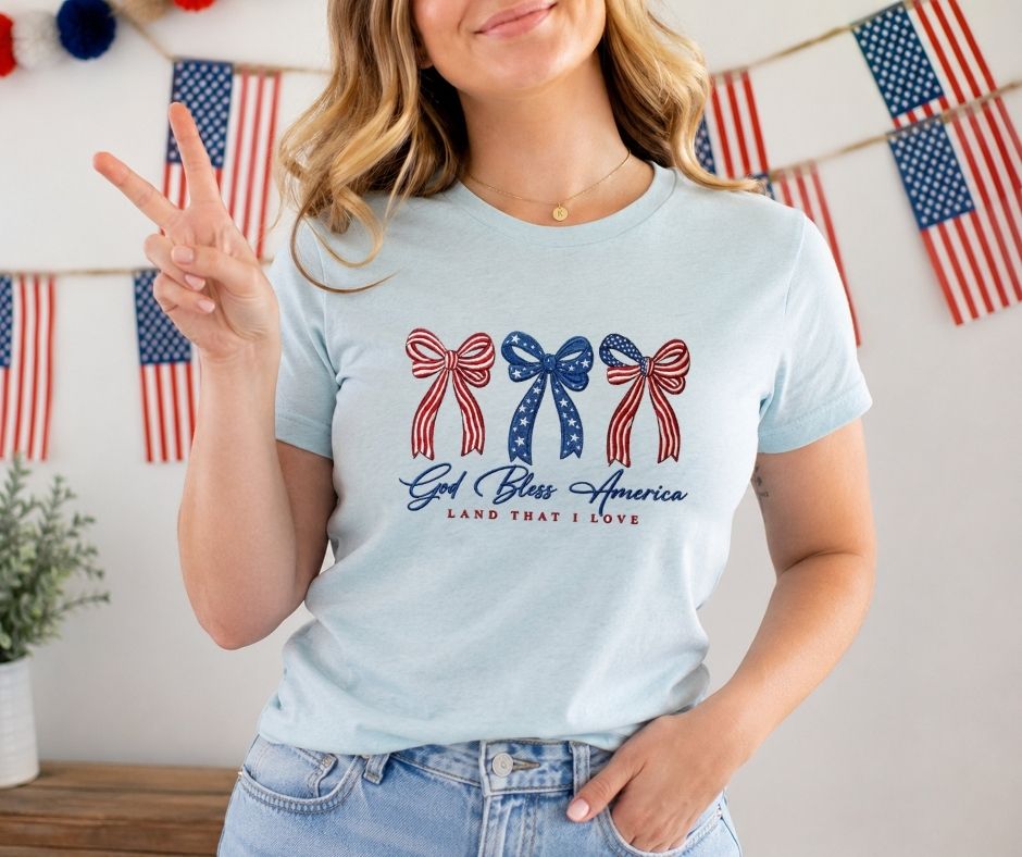God Bless America Bows