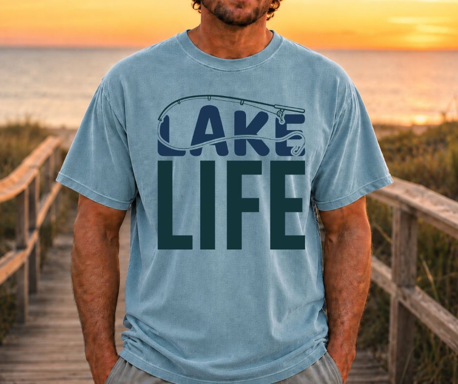 Lake Life Fishing Design