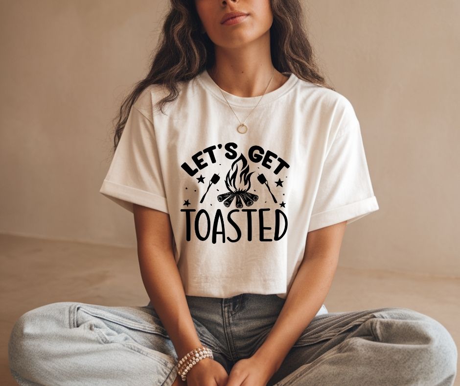 Let's Get Toasted Campfire Tee