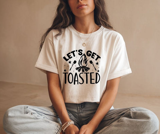 Let's Get Toasted Campfire Tee