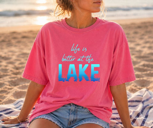 Life Is Better at the Lake Reflection