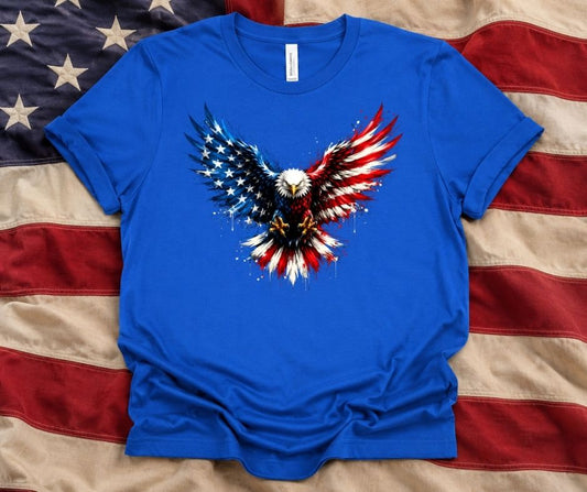 Patriotic Eagle Splash