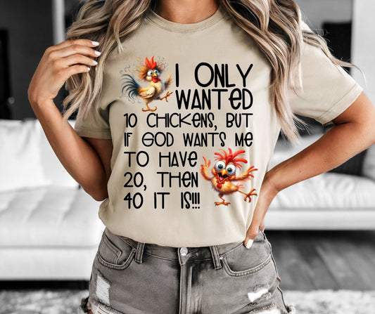 I only wanted