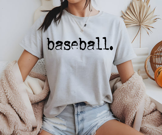 Typography Baseball